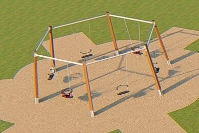 6-seat swings