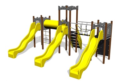 CASTLE tower sets with a fall height of up to 2m