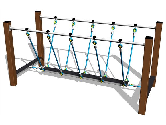 Rope bridge - brown (f.h. 1 m)