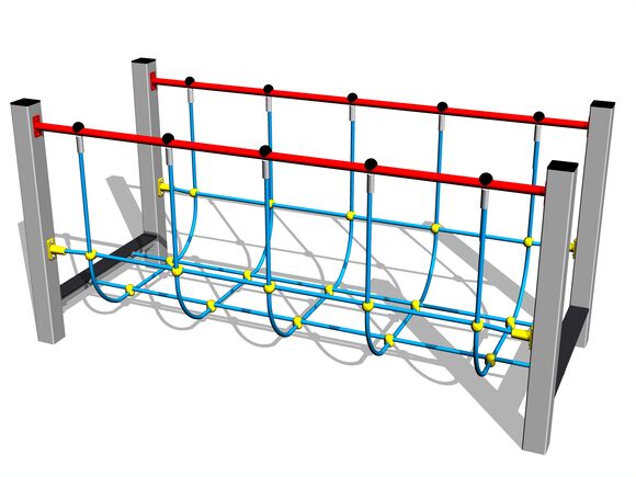 Rope bridge - silver (f.h. 1 m)