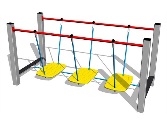 Rope bridge - silver (f.h. 1 m)