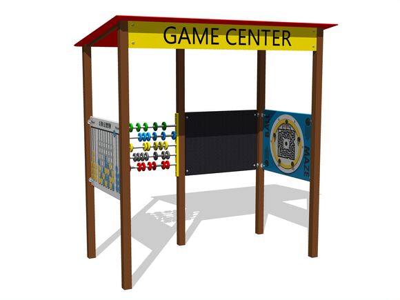 Educational playhouse - brown