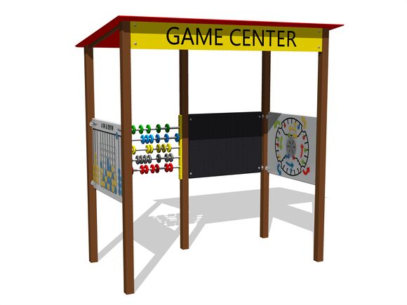 Educational playhouse - brown