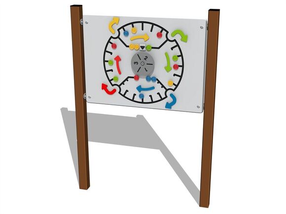 Educational panel Ludo (Trouble) EDP6136KW - brown