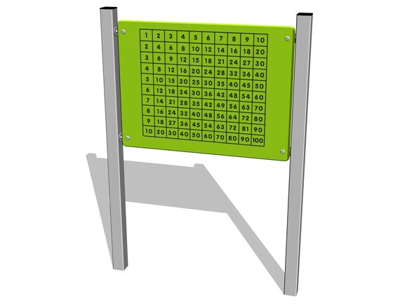 Educational panel EDP6116S - silver