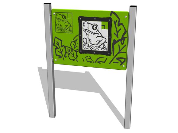 Educational panel EDP6118S - silver