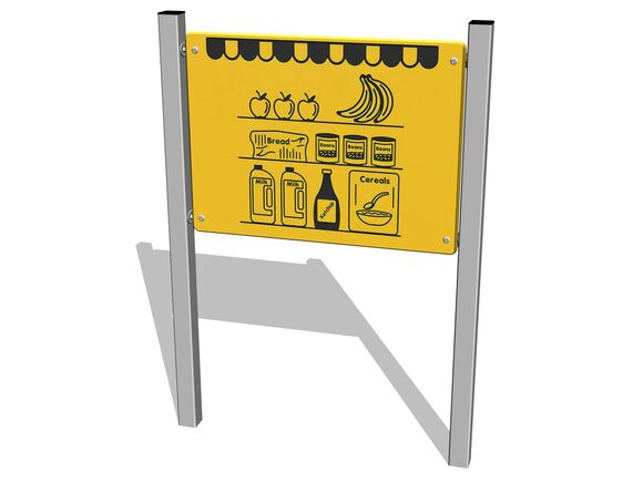 Educational panel EDP6121S - silver