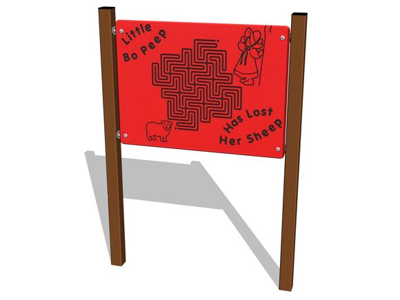 Educational panel EDP6123KW - brown