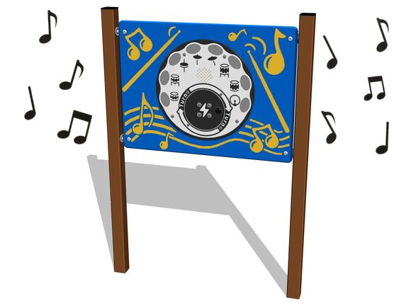 Educational panel EDP6128KW - brown