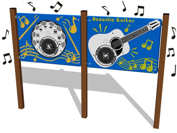 Educational panel EDP6201KW - brown