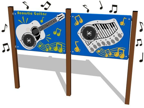 Educational panel EDP6202KW - brown