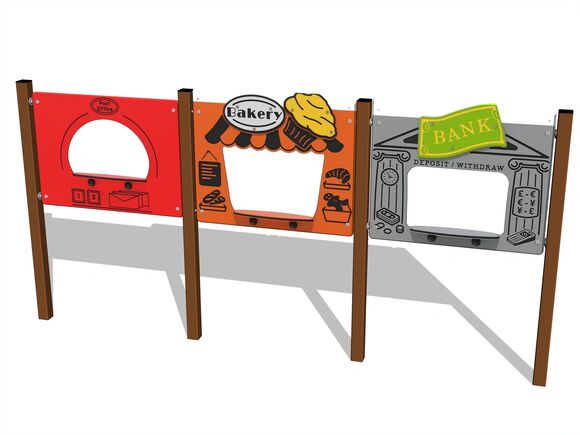 Educational panel EDP6302KW - hnedá