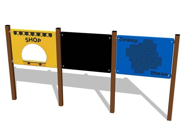 Educational panel EDP6303KW - brown