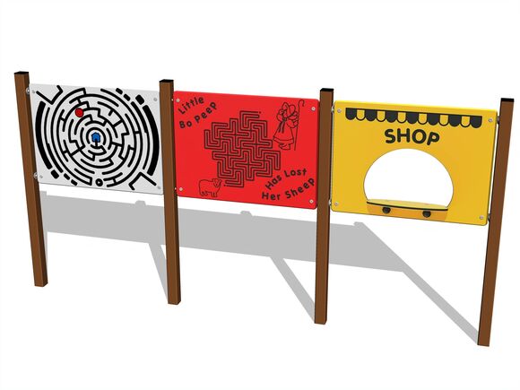 Educational panel EDP6304KW - brown