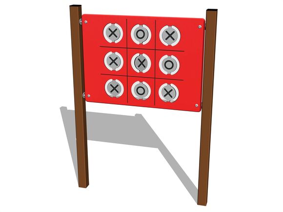 Tic-Tac-Toe - brown