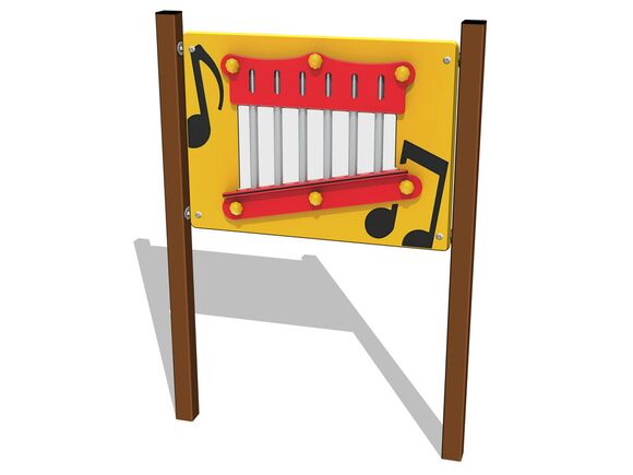 Educational panel EDP6133KW - brown