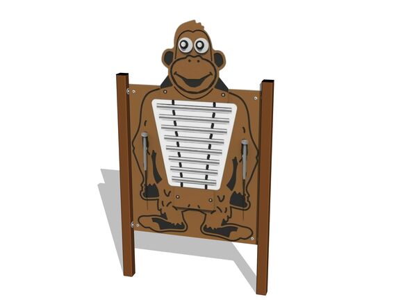 Educational panel Monkey EDP6135KW - brown