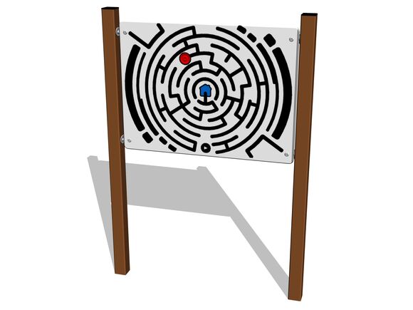 Educational panel EDP6104KW - brown