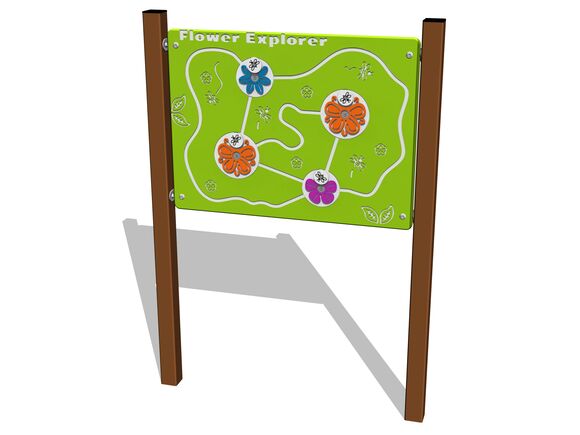 Educational panel EDP6106KW - brown