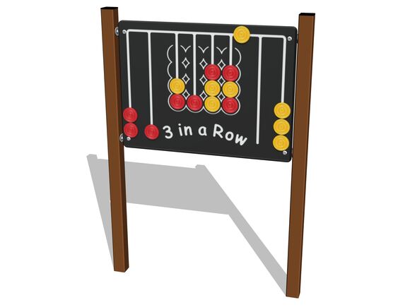 Educational panel EDP6108KW - brown