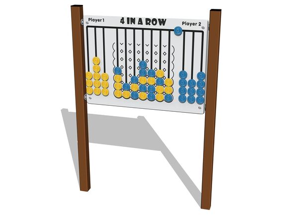 Educational panel EDP6109KW - brown