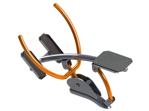 Fitness element FP-009SO Rowing - orange