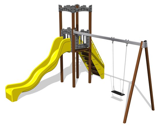 Game set castle UNH1025KW - brown