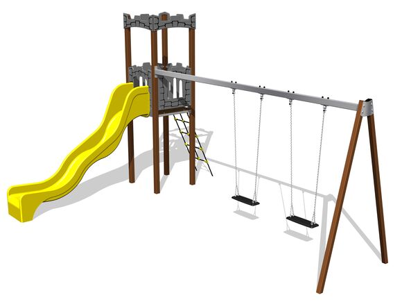 Game set castle UNH1030KW - brown
