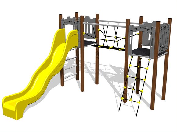 Game set castle UNH2005KW - brown
