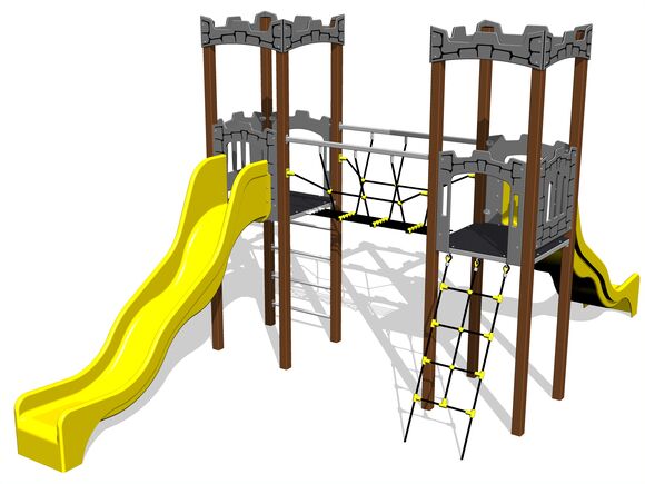 Game set castle UNH2010KW - brown