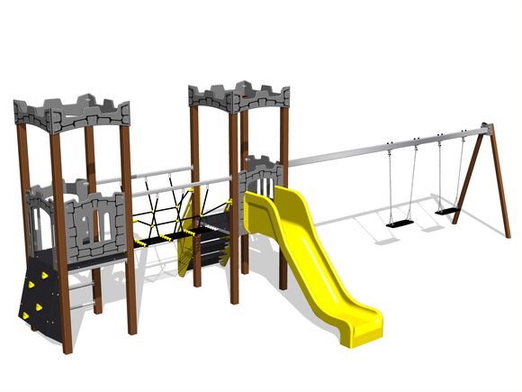 Game set castle UNH2025KW - brown