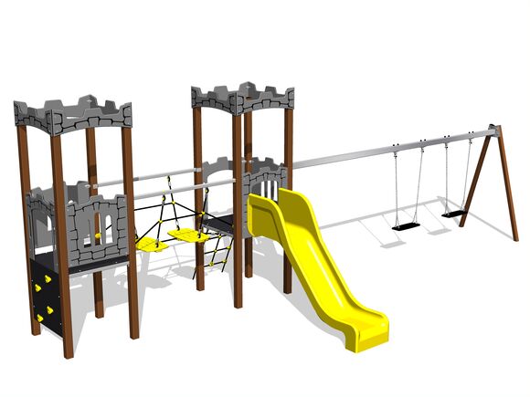 Game set castle UNH2026KW - brown