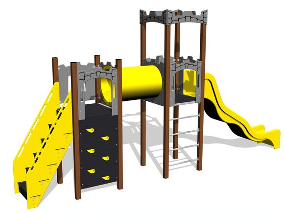 Game set castle UNH2028KW - brown