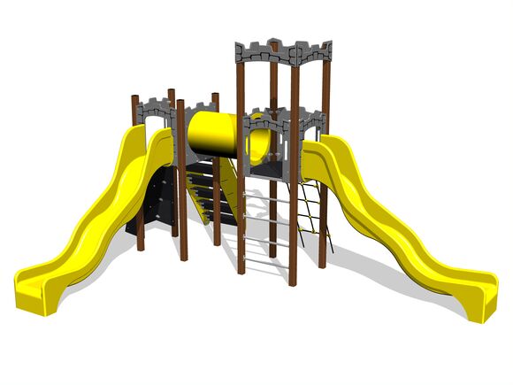 Game set castle UNH2029KW - brown