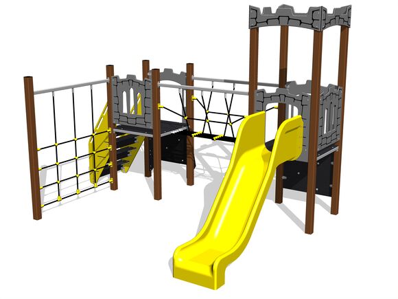 Game set castle UNH2038KW - brown