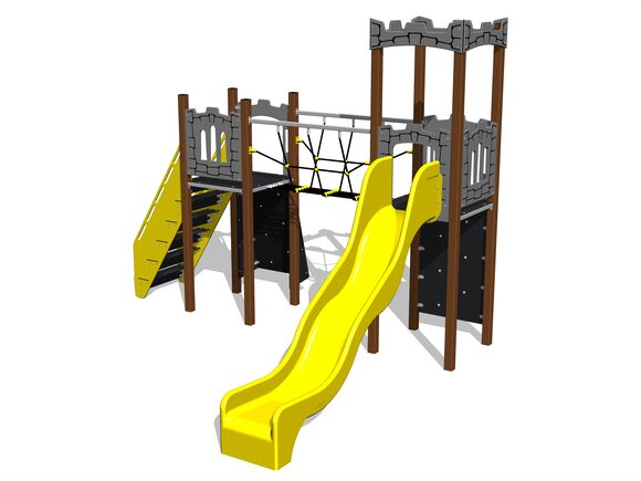 Game set castle UNH2038KW - brown