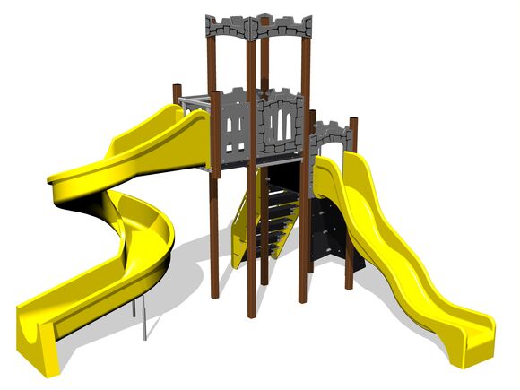 Game set castle UNH2066 - brown