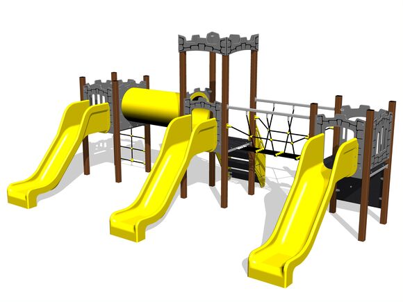 Game set castle UNH3017KW - brown