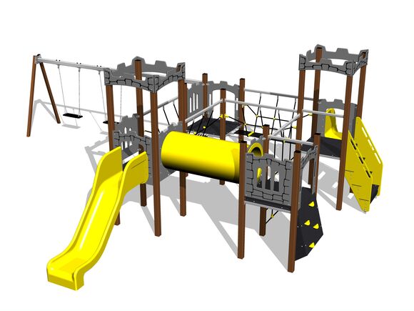 Game set castle UNH4012KW - brown