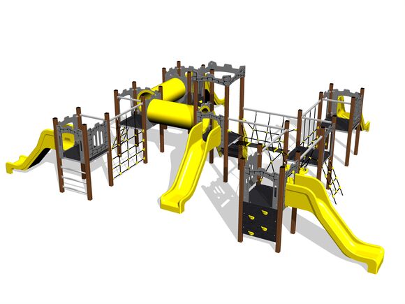 Game set castle UNH7011KW - brown