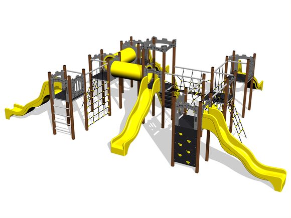 Game set castle UNH7011KW - brown