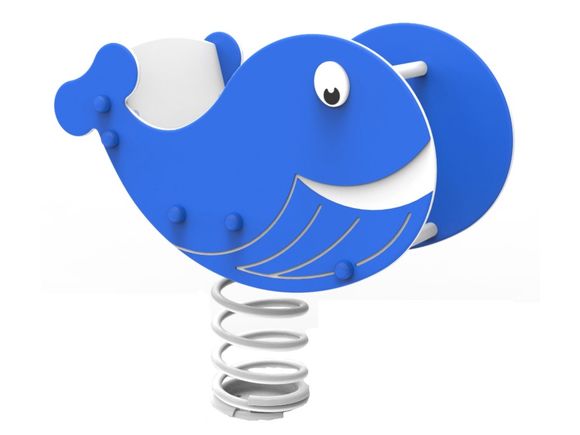 Spring rocker - WHALE HPN0231K (version with backrest)