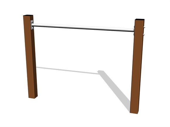 Fitness rack - brown (f.h. 1 m)