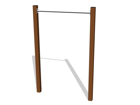 Fitness rack - brown (f.h. 1,5 m)