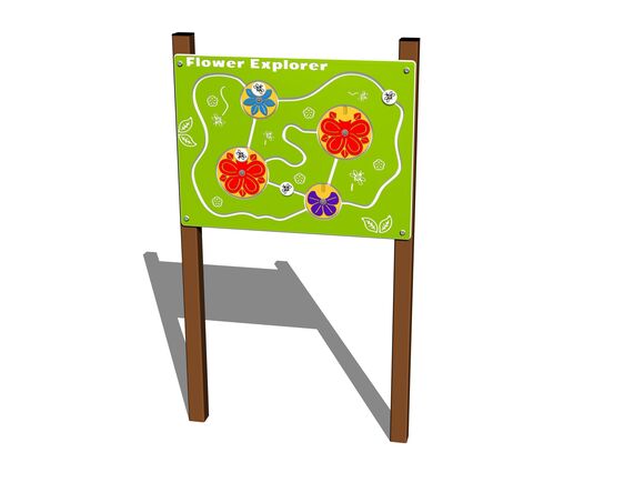 Interactive panel IP106KW - brown