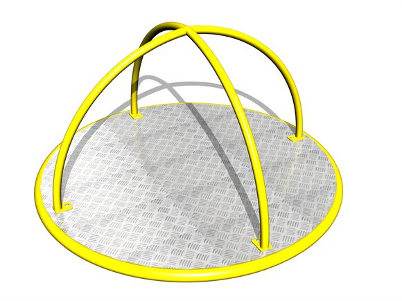 Stand-up merry-go-round KON0005KY (mean 1,25 m) - yellow