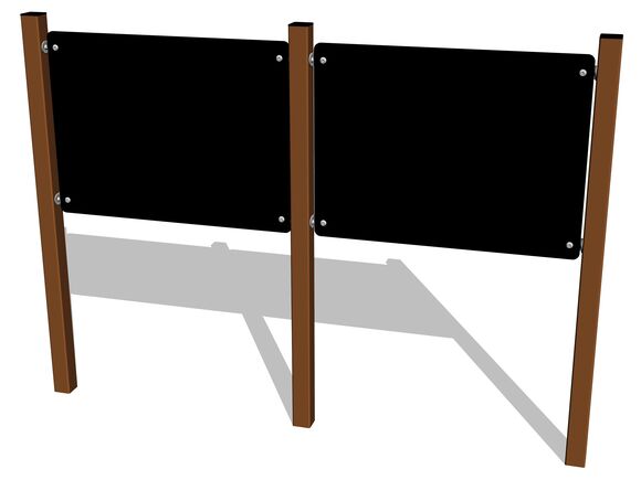 Double panel drawing board TKV6200KW - brown