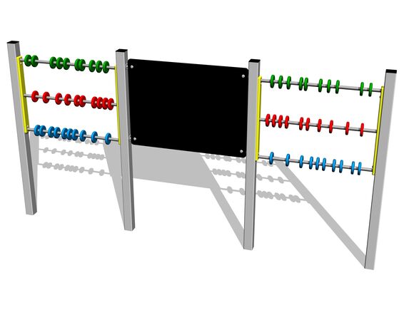 Drawing board with abacuses KTP6302KS - silver