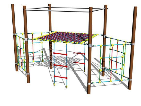 Rope ship LP150KW - brown (f.h. 1,5 m)