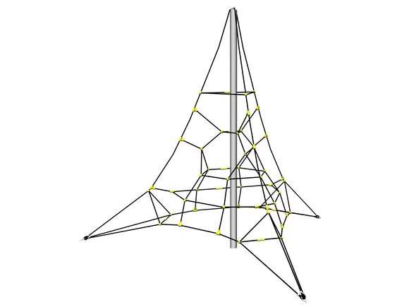 Rope pyramid PY3400K (f.h. 1 m, with 3 tension locks)